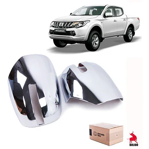Cubre Espejo Cromado Sin Luz Led Mitsubishi L200 2016-19