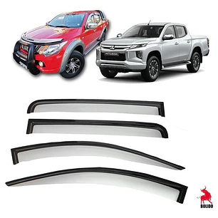 Aletas Bota Aguas Bicolor Mitsubishi L200  2016+ 