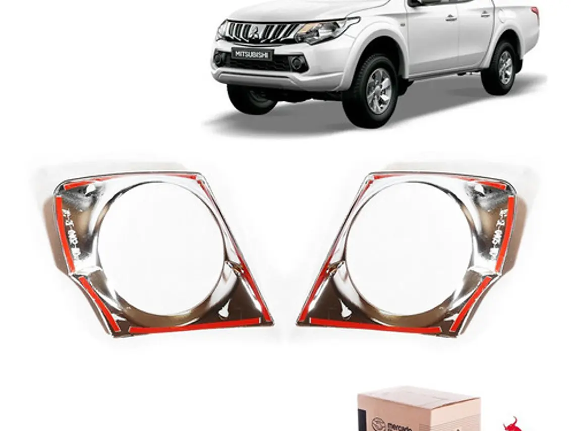 Kit Biseles Cromados Neblineros  Mitsubishi L200 2016+  1