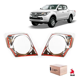 Kit Biseles Cromados Neblineros  Mitsubishi L200 2016+ 
