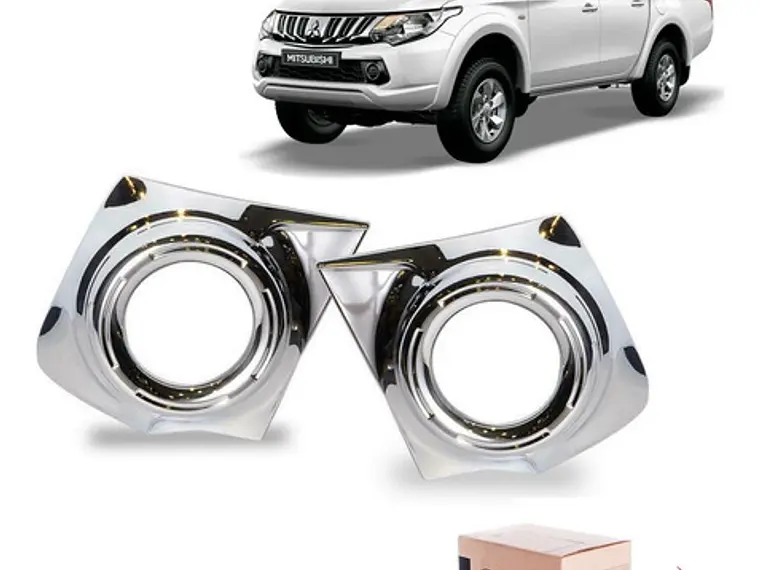 Kit Biseles Cromados Neblineros  Mitsubishi L200 2016+  2