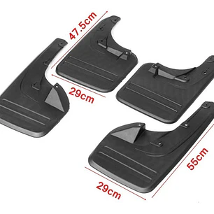 Set De Aletas Guarda Barro Para Toyota Hilux Vigo 2006 -2015