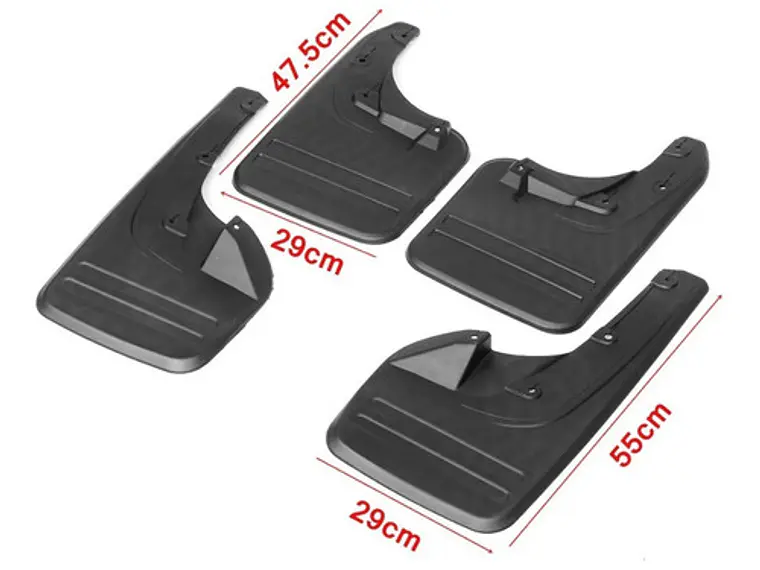 Set De Aletas Guarda Barro Para Toyota Hilux Vigo 2006 -2015 2