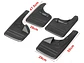 Set De Aletas Guarda Barro Para Toyota Hilux Vigo 2006 -2015 - Miniatura 2