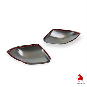 Cubre Espejo Cromado Sin Luz Led Mitsubishi L200 2019-22