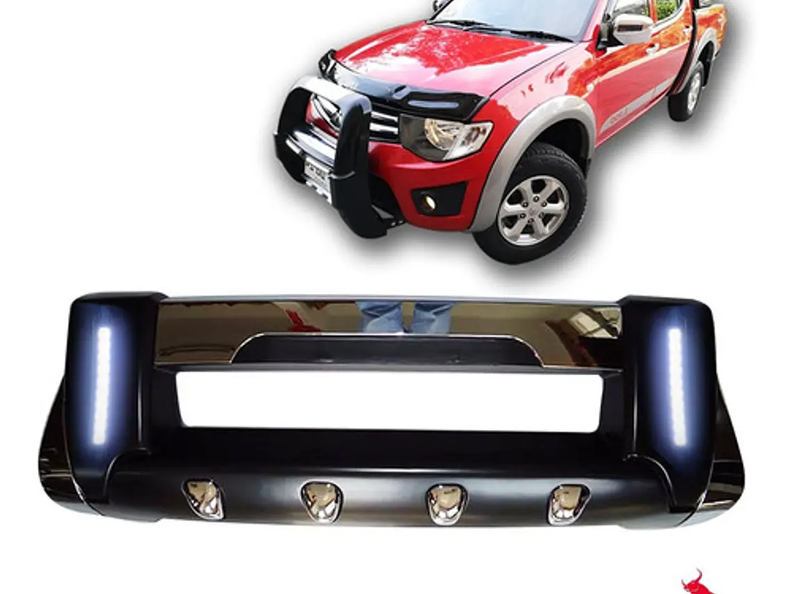 Defensa Bumper Parachoque Con Led Mitsubishi L200 2007 -2015 1