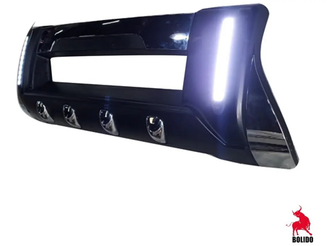 Defensa Bumper Parachoque Con Led Mitsubishi L200 2007 -2015 3