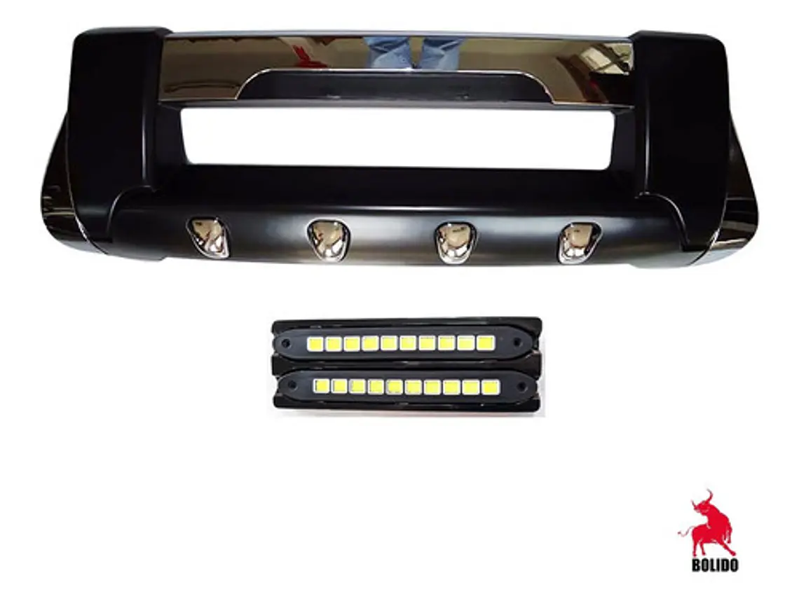 Defensa Bumper Parachoque Con Led Mitsubishi L200 2007 -2015 4