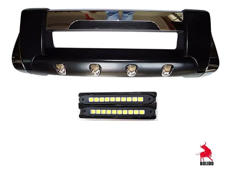 Defensa Bumper Parachoque Con Led Mitsubishi L200 2007 -2015 4
