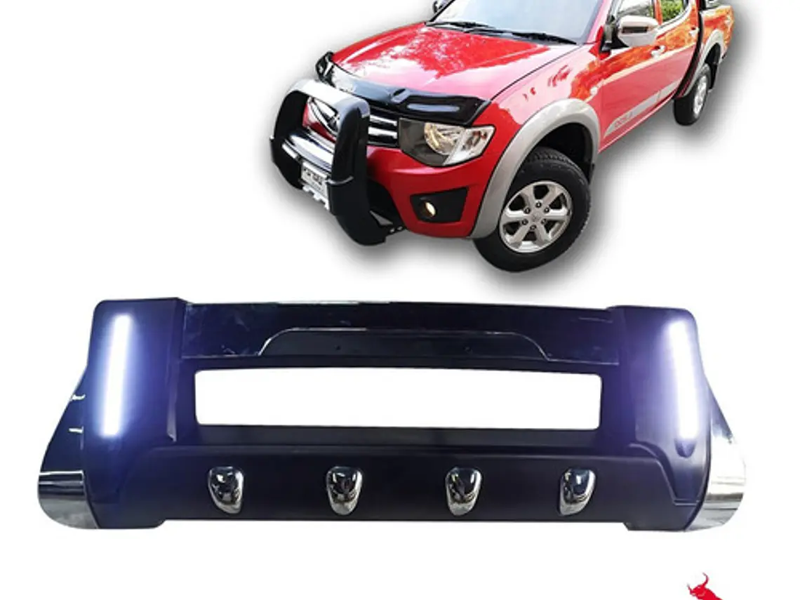 Defensa Bumper Parachoque Con Led Mitsubishi L200 2007 -2015 6