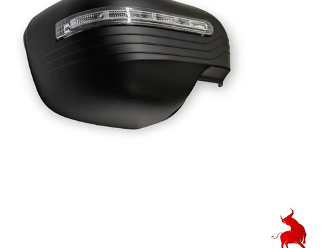 Cubre Espejo Negro Con Luz Led Nissan Np 300 2016-2019 2