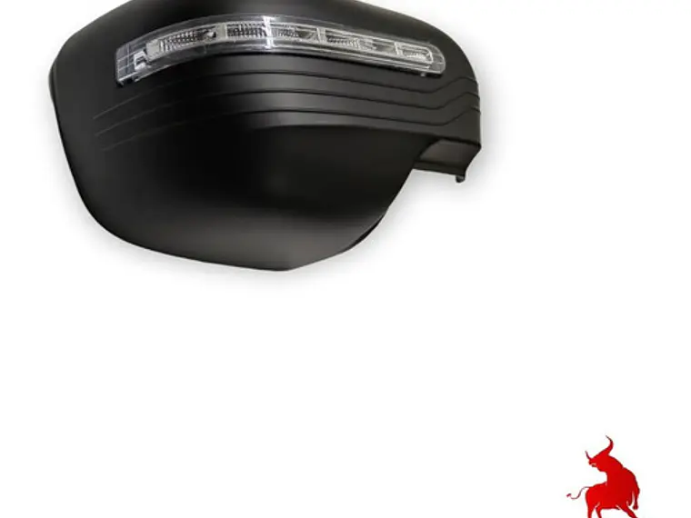 Cubre Espejo Negro Con Luz Led Nissan Np 300 2016-2019 2