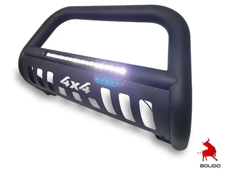 Defensa Fierro Negra 4x4 Led Mitsubishi L200 2007-2022 7