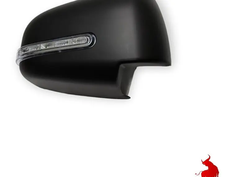 Cubre Espejo Negro  Con Luz Led Mitsubishi L200  2016-19 1