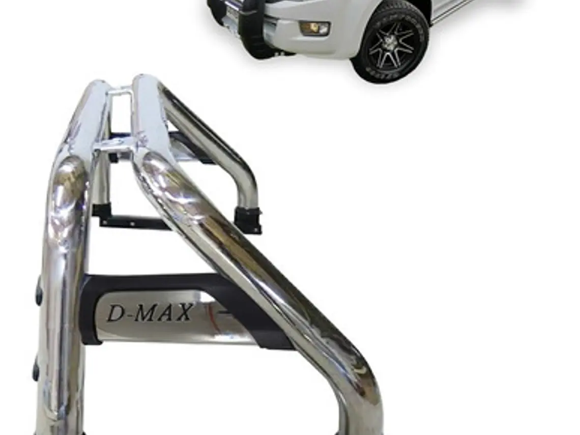 Barra Antivuelco Acero Inoxidable Chevrolet Dmax 2015+ 1