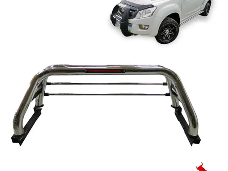 Barra Antivuelco Acero Inoxidable Chevrolet Dmax 2015+ 2