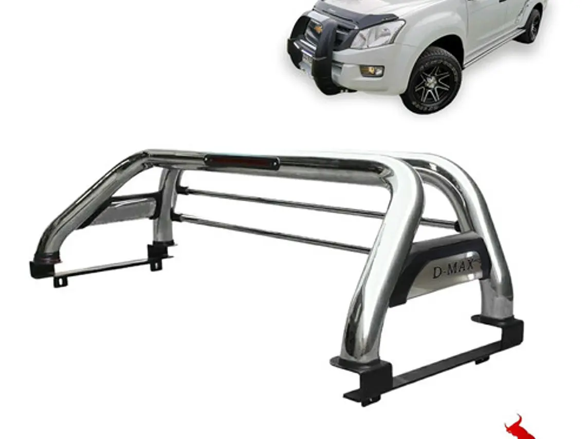 Barra Antivuelco Acero Inoxidable Chevrolet Dmax 2015+ 3