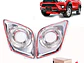 Set Biseles Cromados Neblineros  Toyota Hilux 2016 - 2020  - Miniatura 3