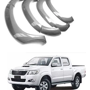 Extensiones Grises Lisas Toyota Hilux 2012-2016