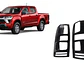 Set Biseles Negros Focos Traseros Chevrolet Colorado  16 -21 - Miniatura 1