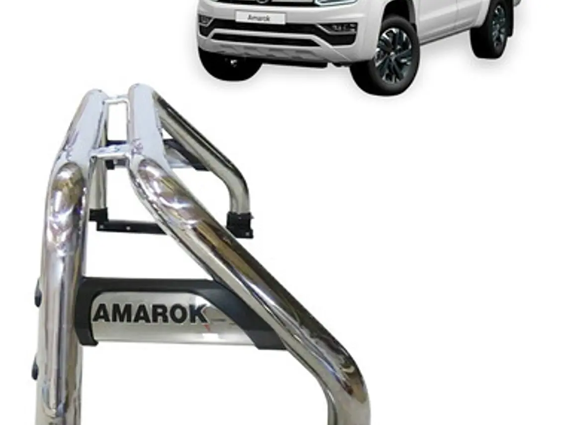 Barra Antivuelco Acero Inoxidable Volkswagen Amarok 2010+ 1
