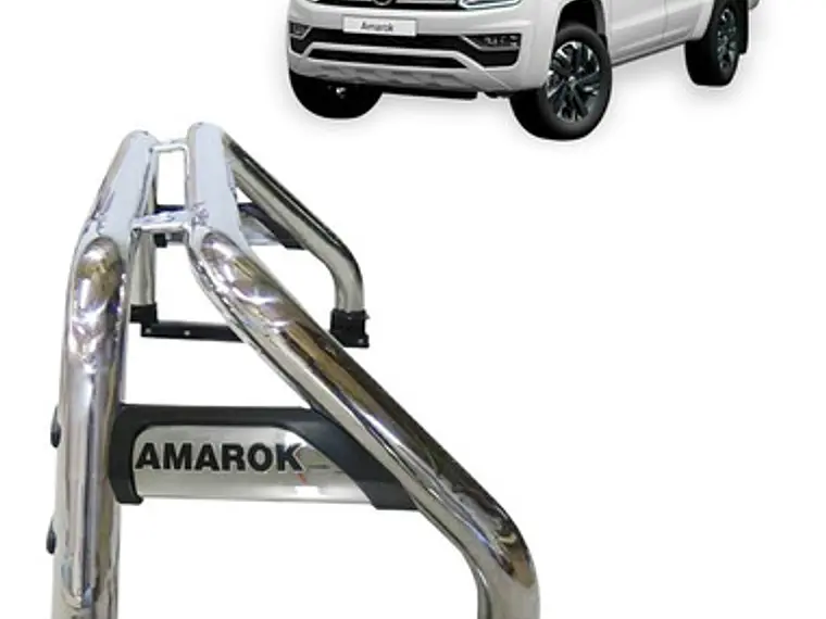Barra Antivuelco Acero Inoxidable Volkswagen Amarok 2010+ 1