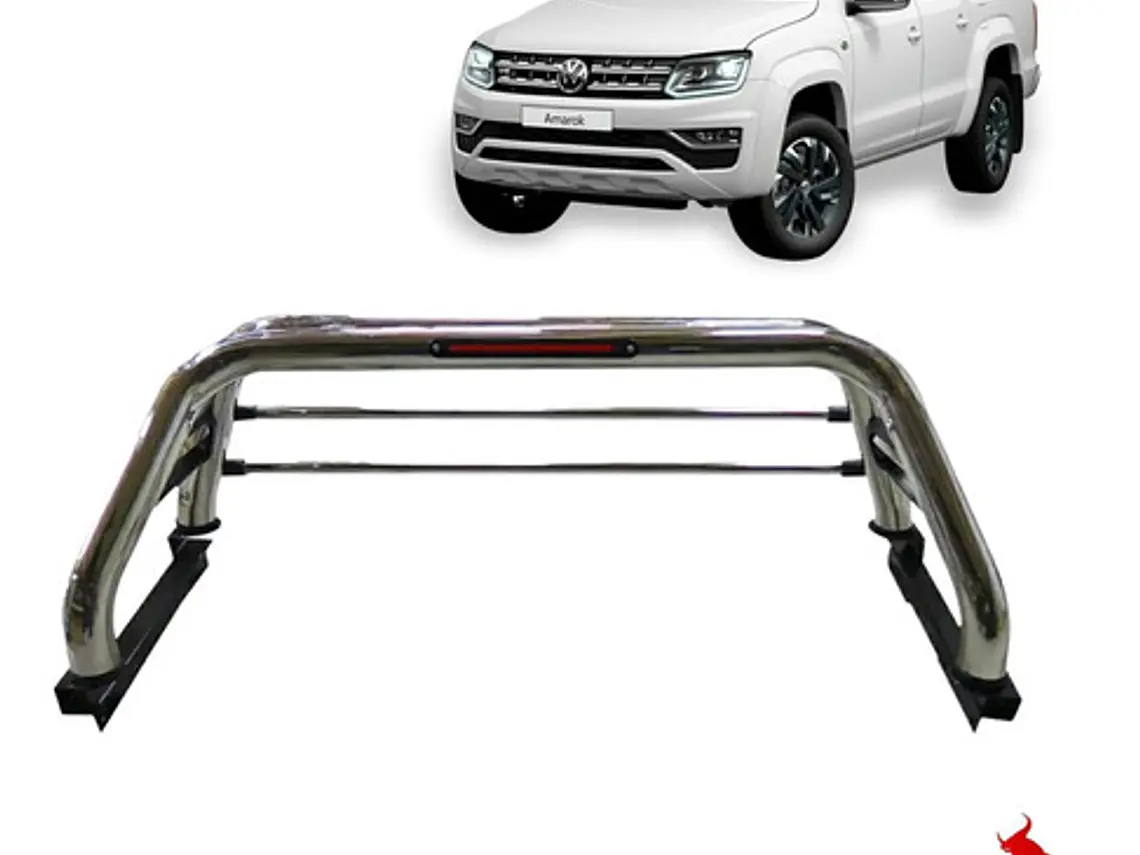 Barra Antivuelco Acero Inoxidable Volkswagen Amarok 2010+ 2