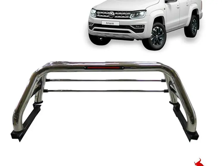 Barra Antivuelco Acero Inoxidable Volkswagen Amarok 2010+ 2