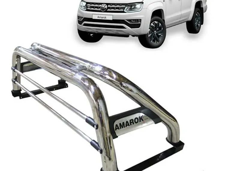 Barra Antivuelco Acero Inoxidable Volkswagen Amarok 2010+ 3