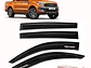 Aletas Bota Aguas Negras Con Logo Ford Ranger 2013 - 2022 - Miniatura 2
