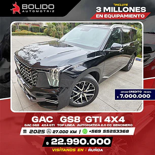 GAC GS8 GTI 4X4/ 2025