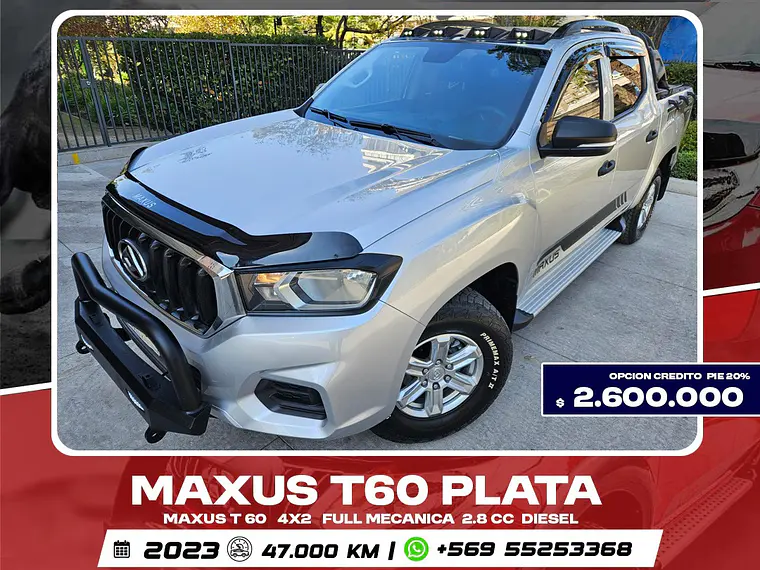 Maxus T60 4x2 Full Mecaninca 2.8cc Diesel (2023) 1