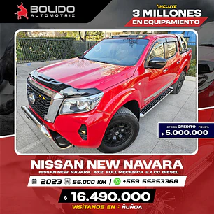 NISSAN NEW NAVARA 4x2, Full Mecánica, Diesel, 2023