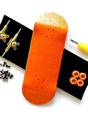 Tabla fingerboard 34 mm completa profesional Bolkskate Orange