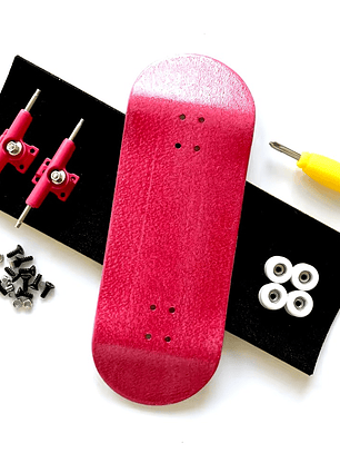 Tabla fingerboard 34 mm completa profesional Bolkskate Pink