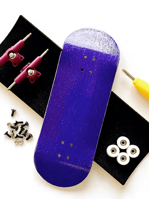Tabla fingerboard 34 mm completa profesional Bolkskate Purple