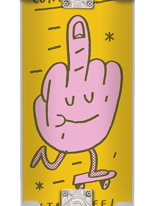 Tabla Completa Pill Stay free Mustard 8.0 x 31.75