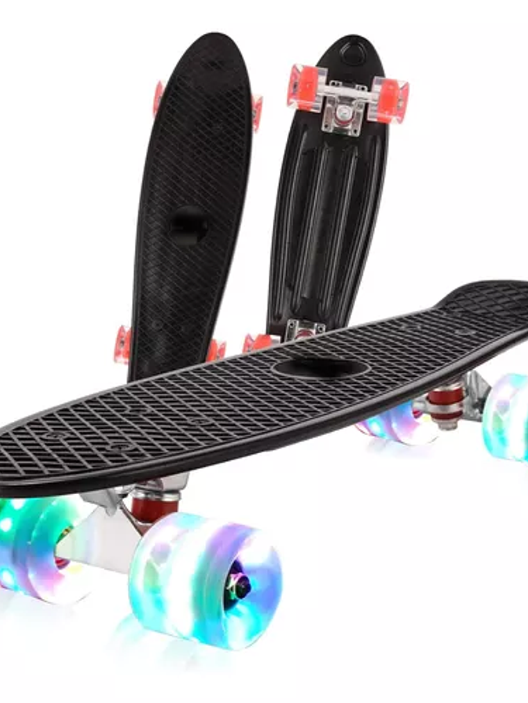 Penny, Patinetas para niños, patineta mini cruiser completa de 22 pulgadas con ruedas iluminadas con LED para adolescentes, adultos y principiantes 4