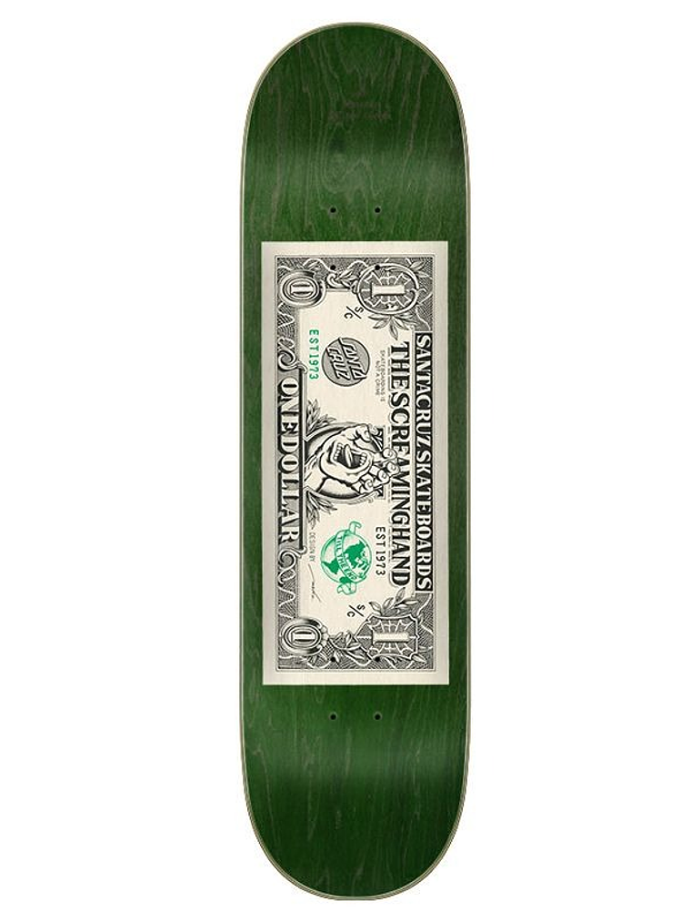 Santa Cruz – Tabla Dollar Hand 7 Ply Birch – 8.25 x 31.8 1