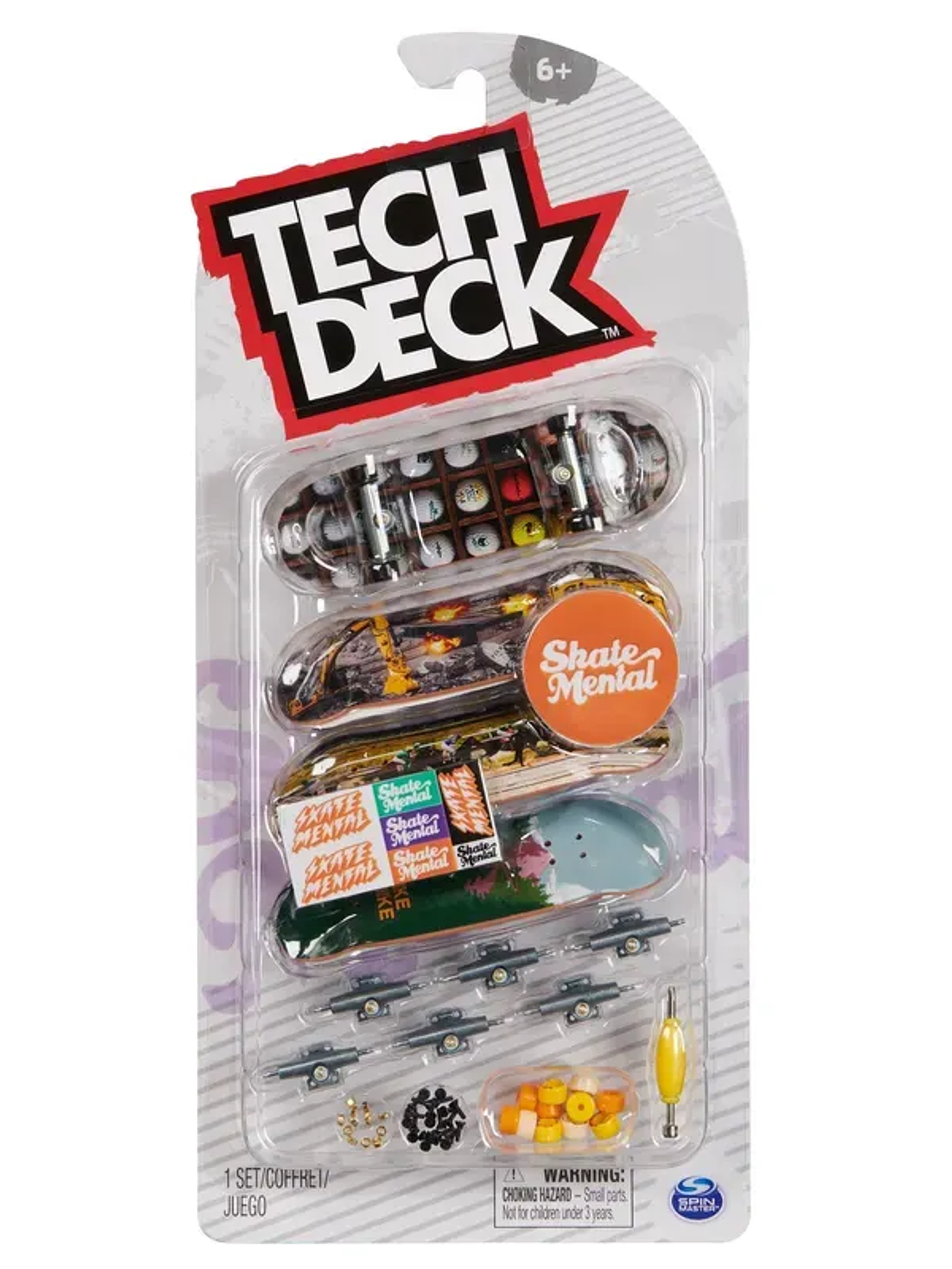 TECH DECK PACK DE 4 – SKATE MENTAL 1
