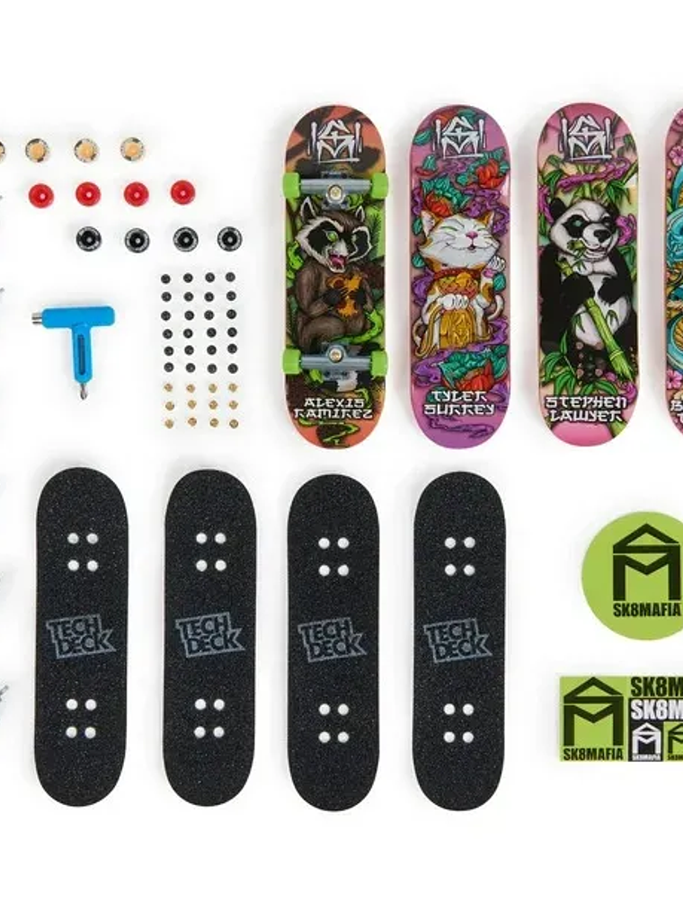 TECH DECK PACK DE 4 – SK8MAFIA 2