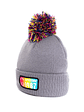 Gorro lana niño spitfire pompon gris - Miniatura 2