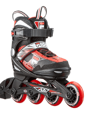 PATINES J-ONE FILA ROJO/NEGRO