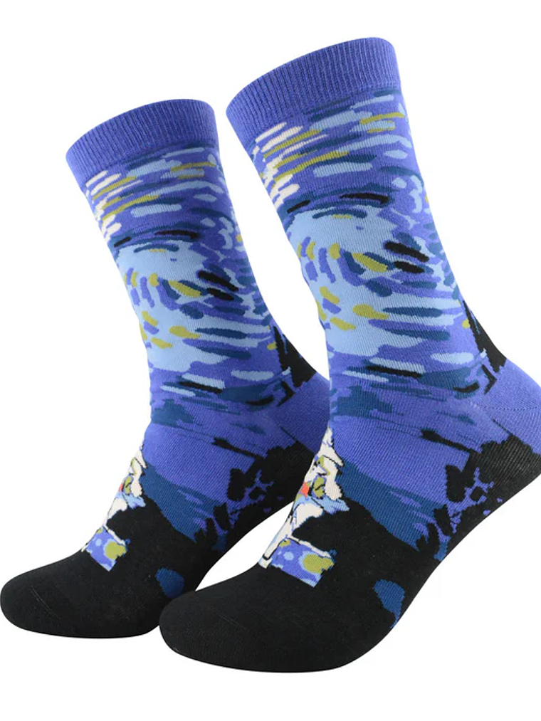 calcetines morados arte 1