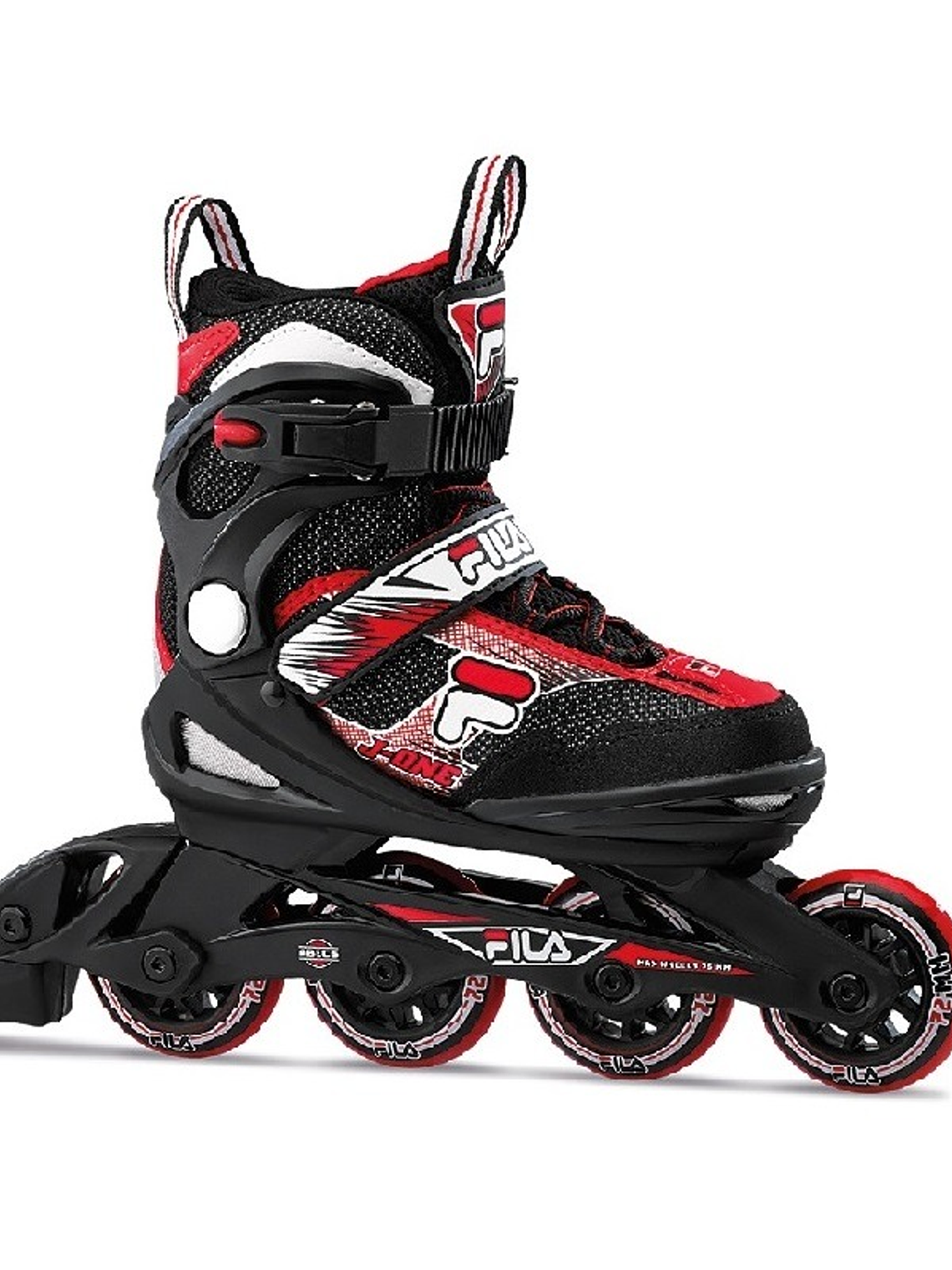 PATINES J-ONE FILA ROJO/NEGRO 2