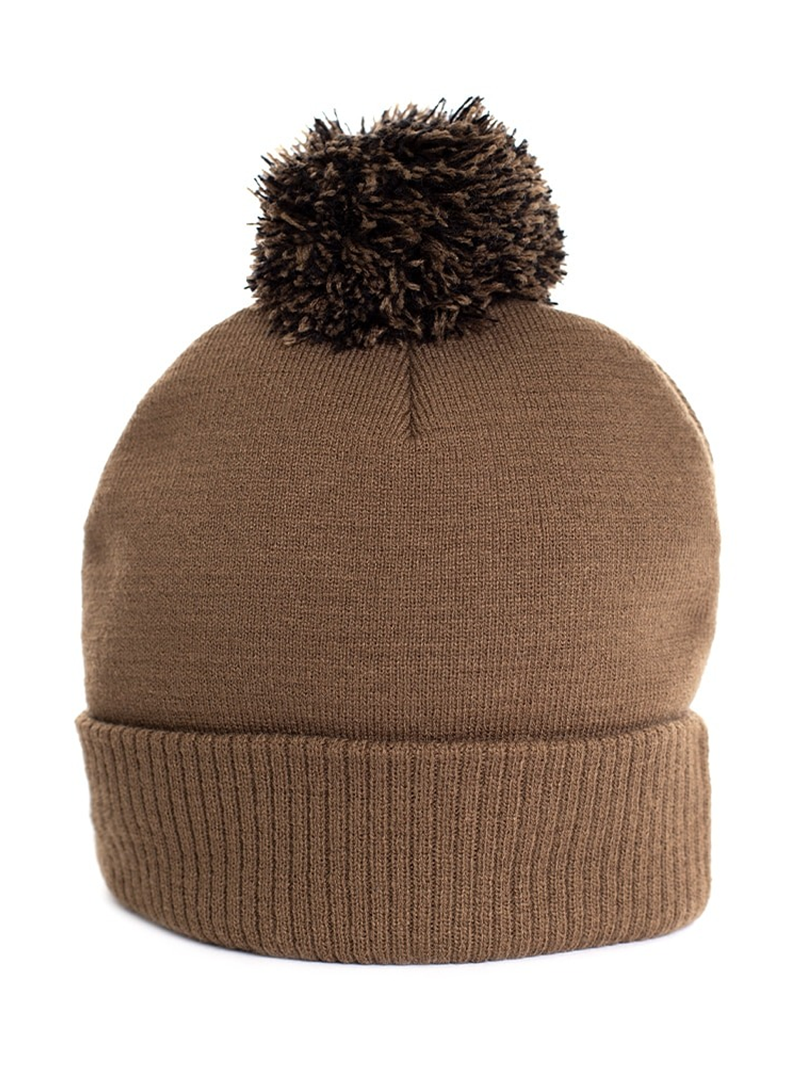 Gorro beanie de lana spitfire 1987 pompom cafe 3