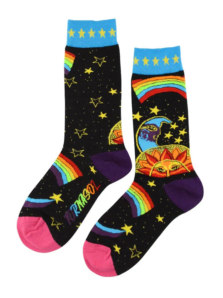 Calcetines Esotéricos Sol y Luna 36-40 2