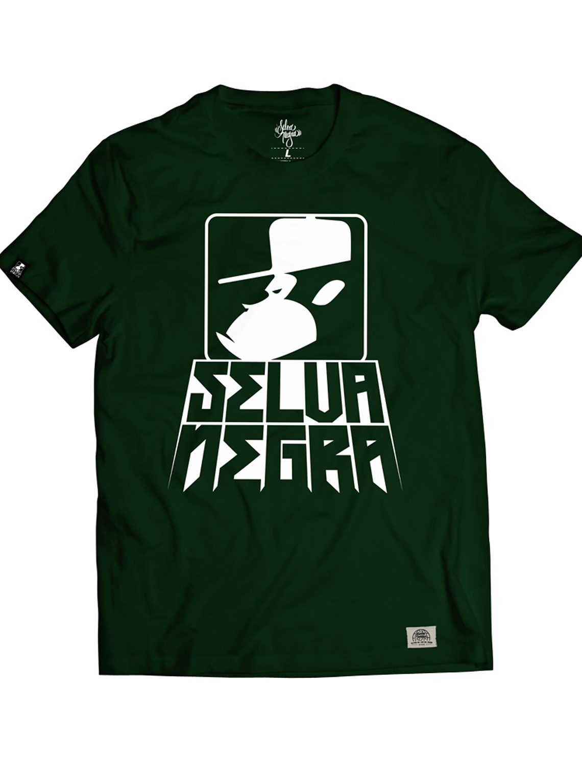 POLERA LOGO VERDE SELVA NEGRA 2