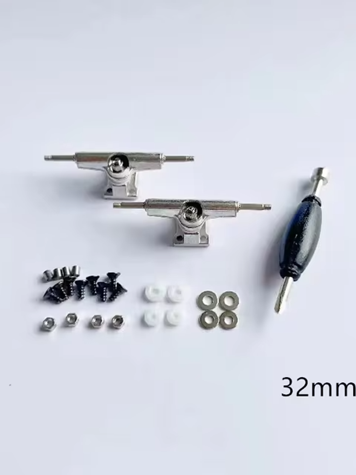 Trucks 32mm Fingerboard silver 1