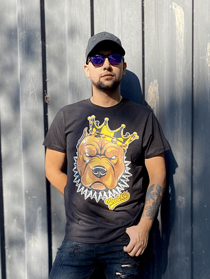 POLERA KING PITBULL WEEDART